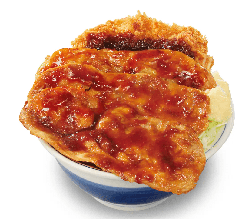 暑い日こそかつやで背徳飯。