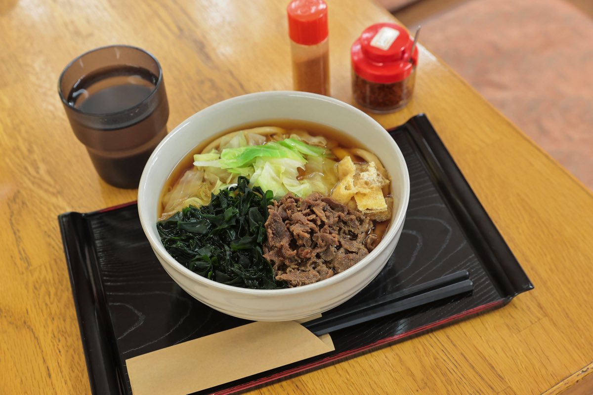 はちまんうどん 肉わかめうどん